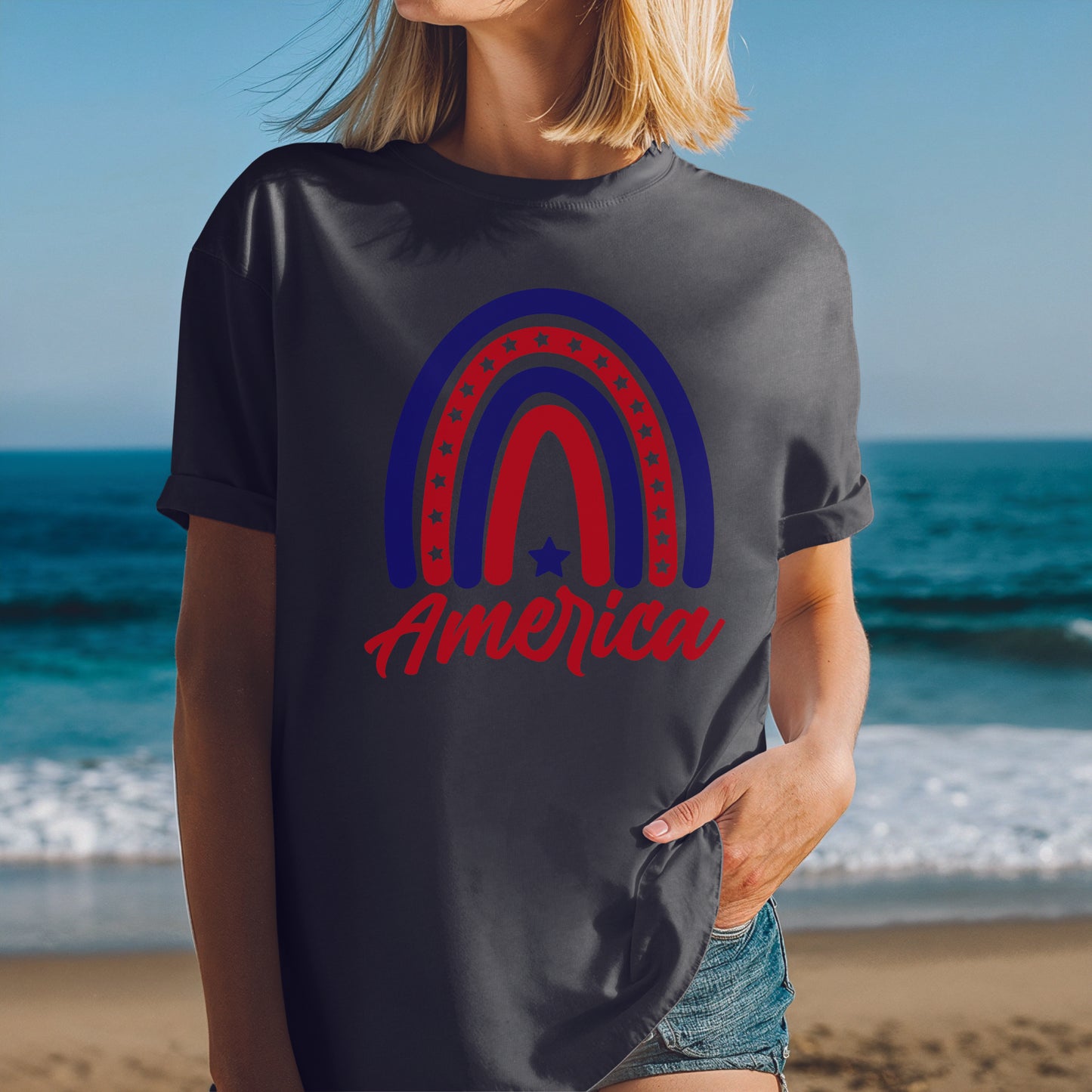 America Rainbow T-Shirt
