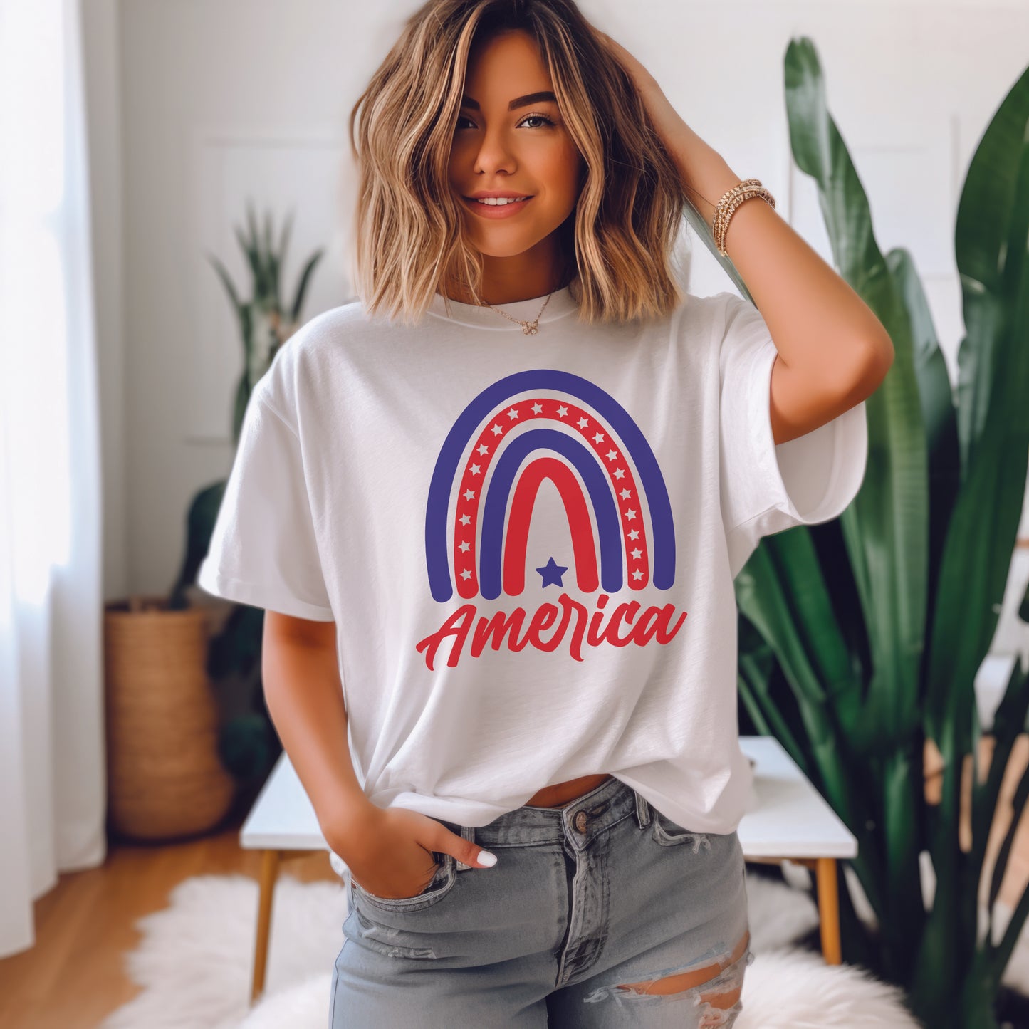 America Rainbow T-Shirt