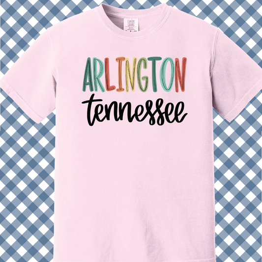 Multicolor Arlington Short Sleeve T Shirt