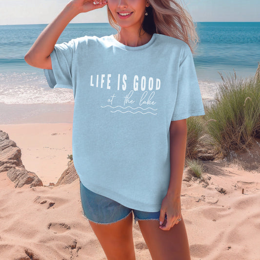 Life is Good at the Lake T Shirt