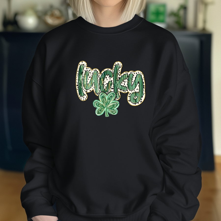 Lucky Brushstroke Crewneck
