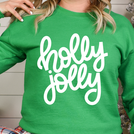 Holly Jolly (White) Sweatshirt