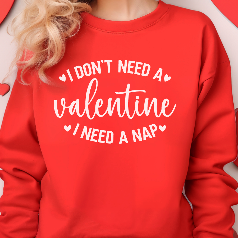 Valentine/Nap Crewneck