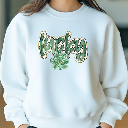 Lucky Brushstroke Crewneck