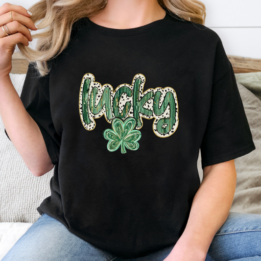 Lucky Brushstroke Short Sleeve