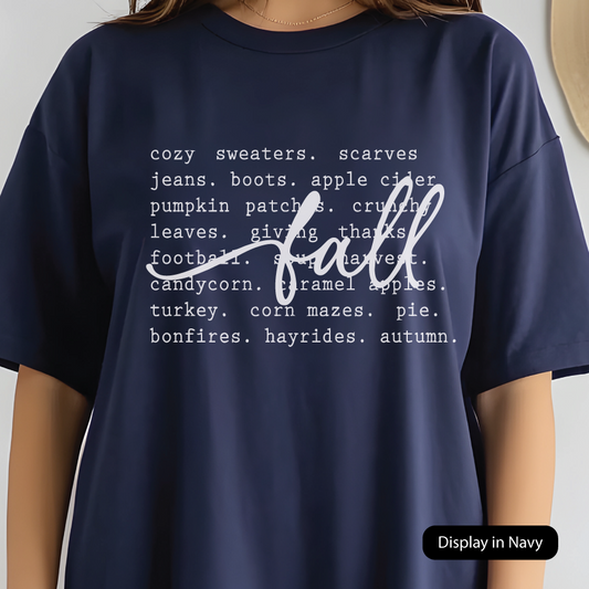 Fall Typography