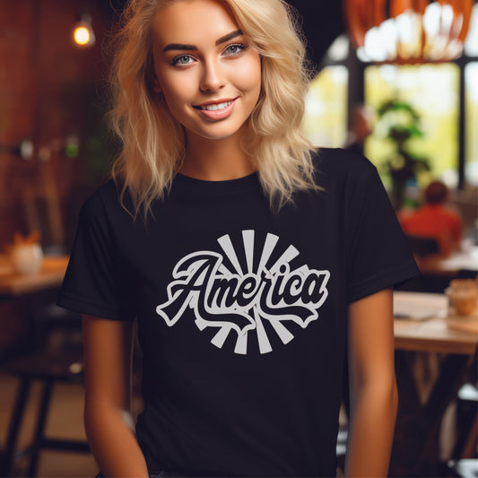 Retro America T Shirt