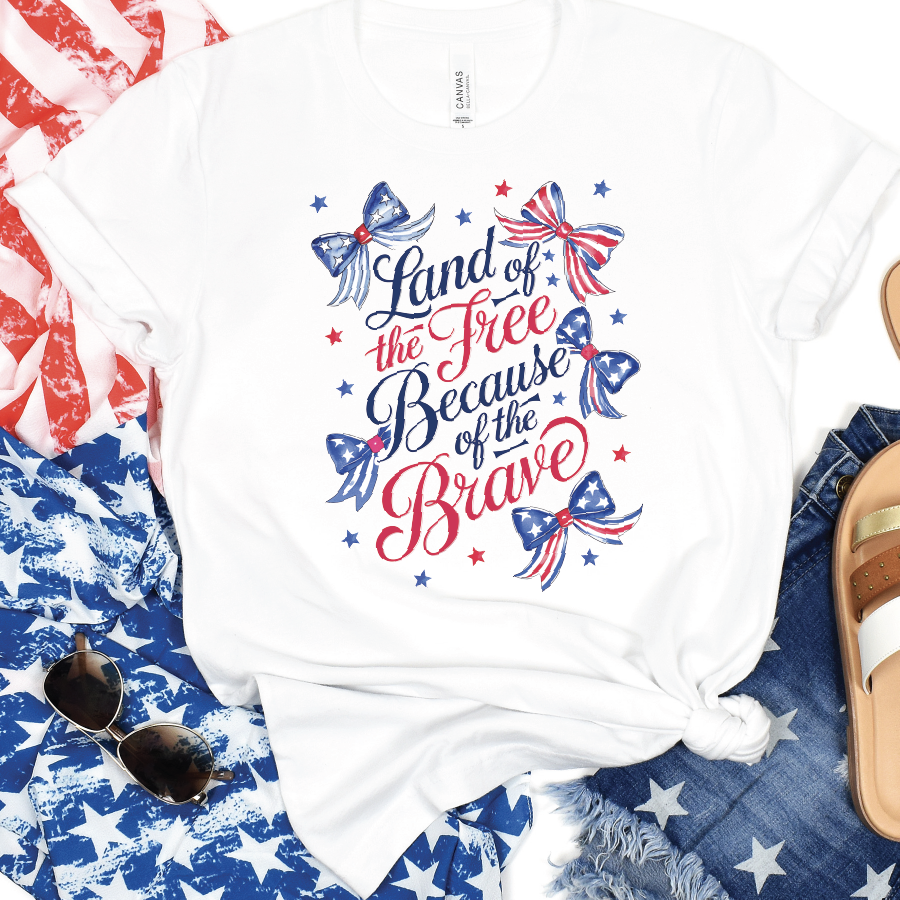 Land of the Free Short Sleeve T Shirt