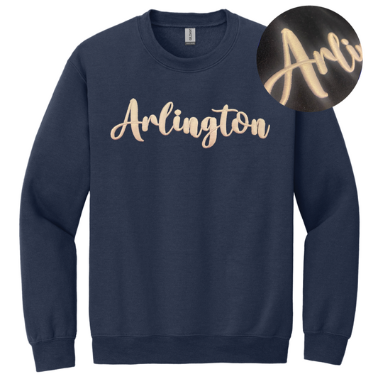 Puff Embroidered Arlington Crewneck