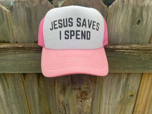 Jesus Saves I Spend Hat