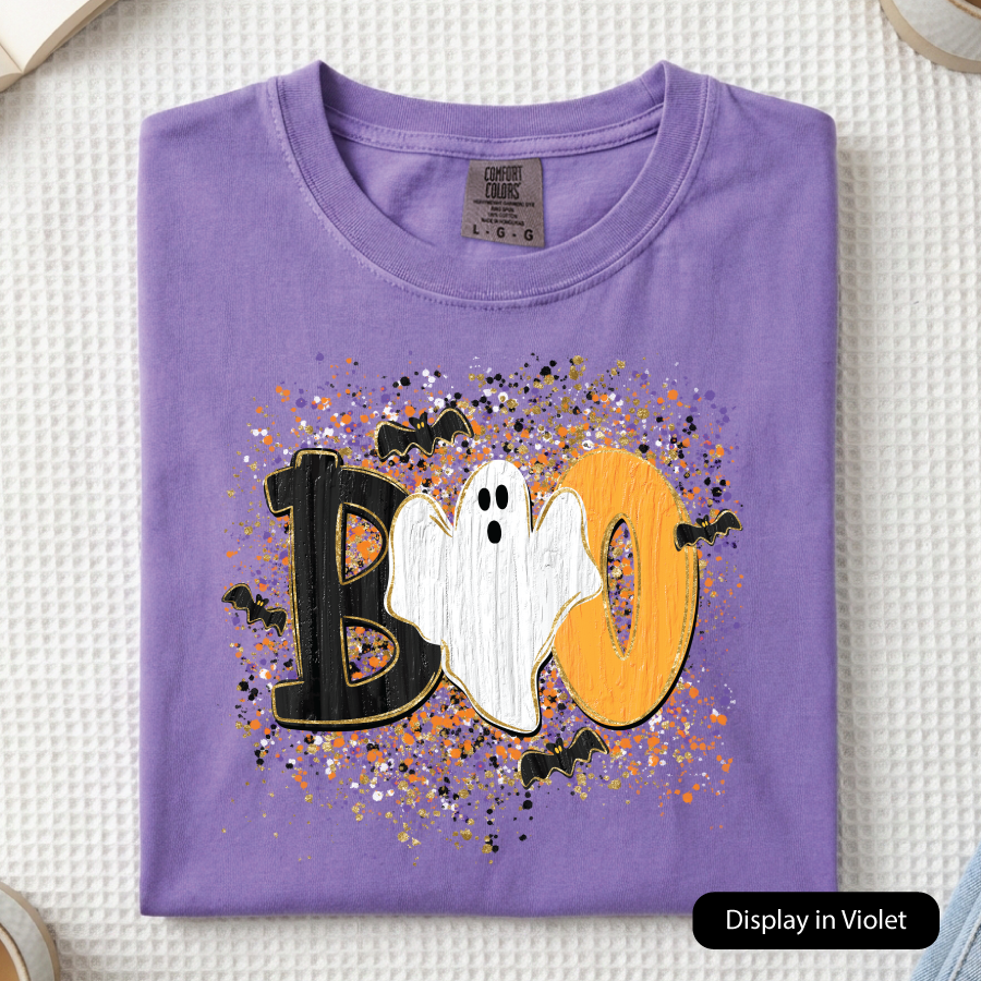 Boo Splatter (Comfort Colors)