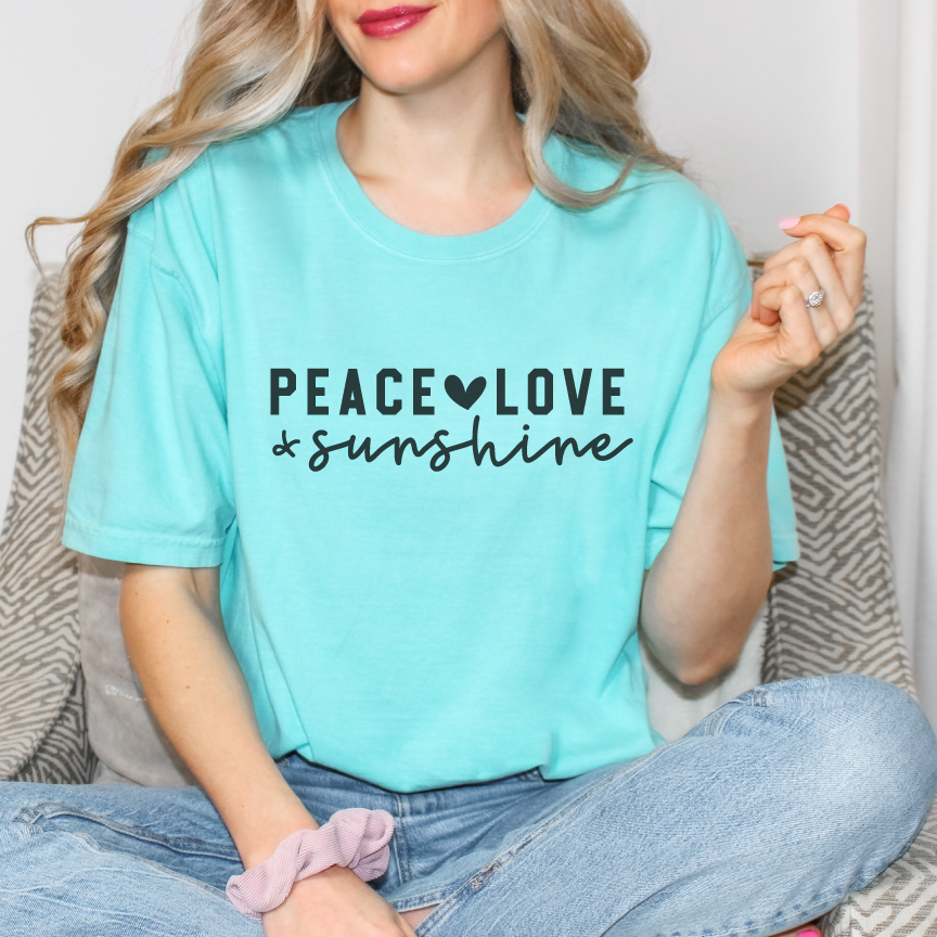 Peace, Love, & Sunshine T Shirt