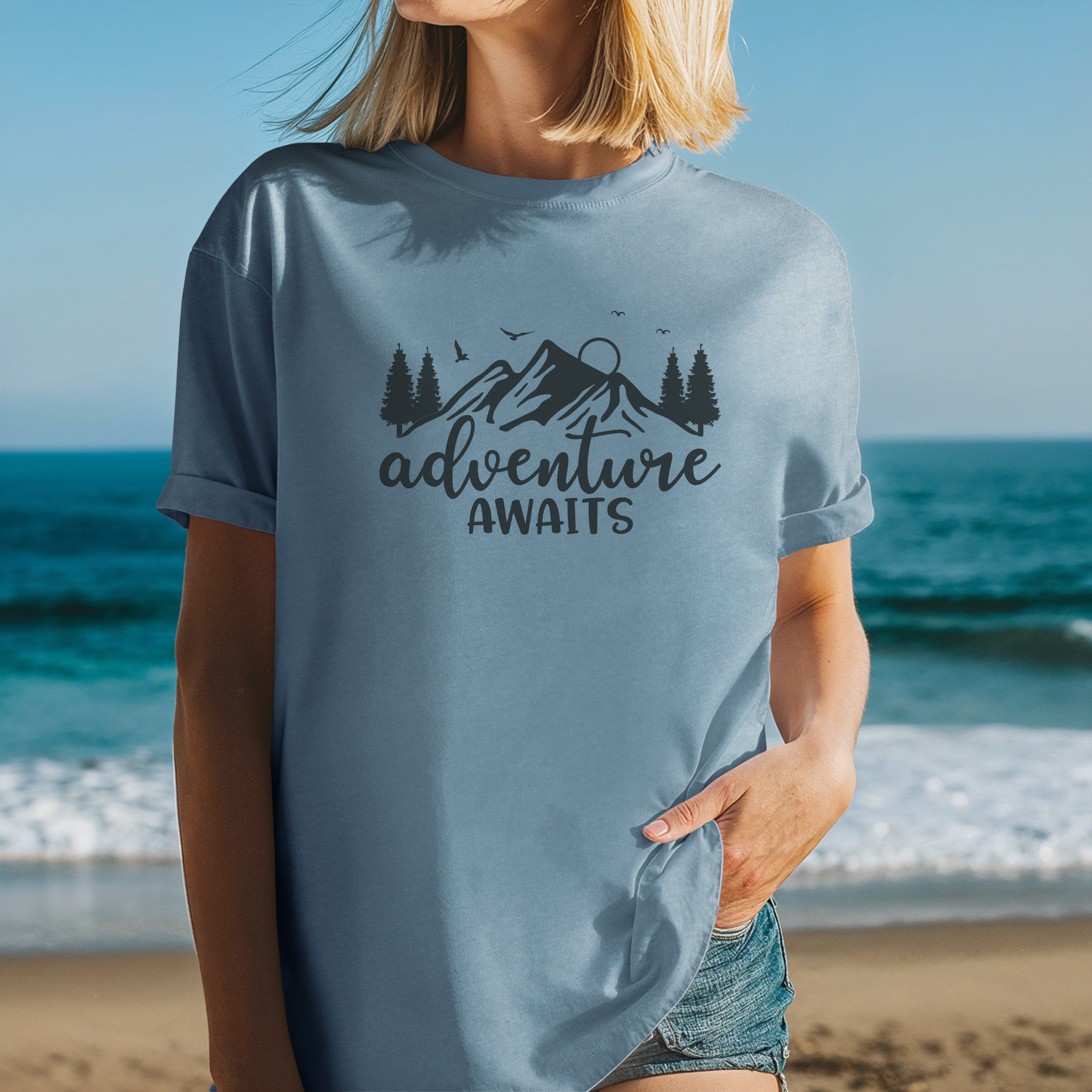 Adventure Awaits T Shirt