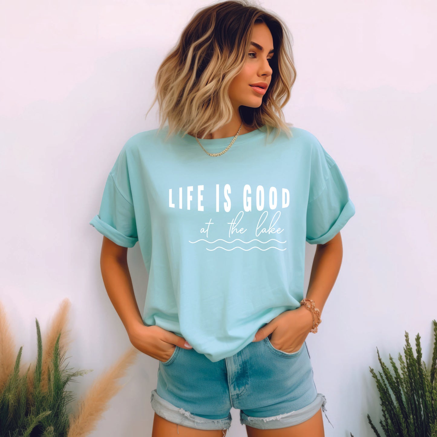 Life is Good at the Lake T Shirt