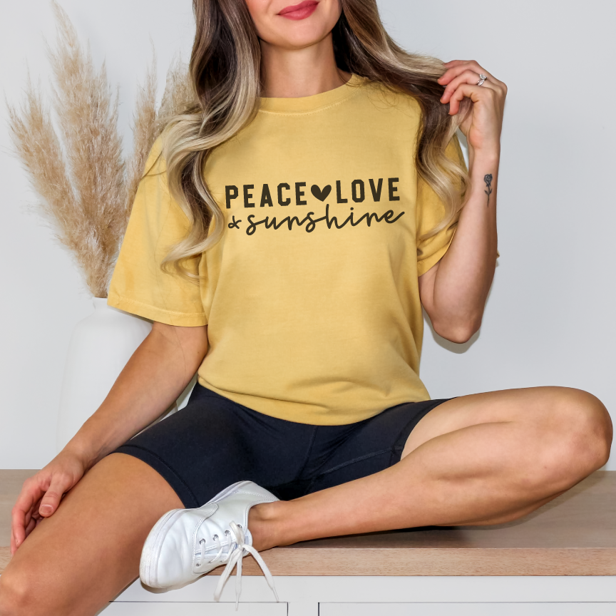 Peace, Love, & Sunshine T Shirt