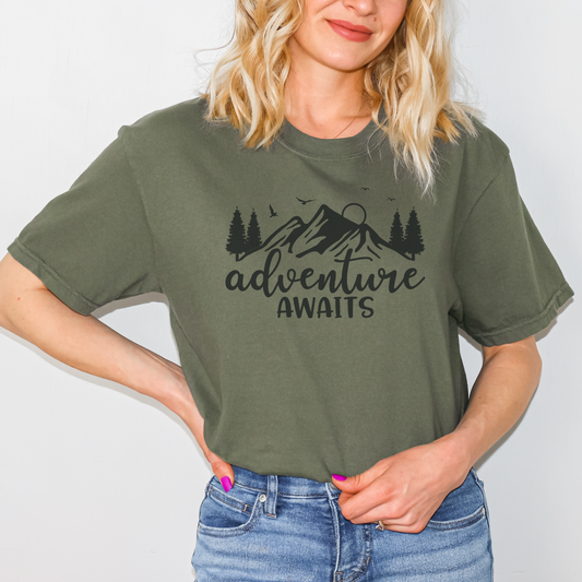 Adventure Awaits T Shirt