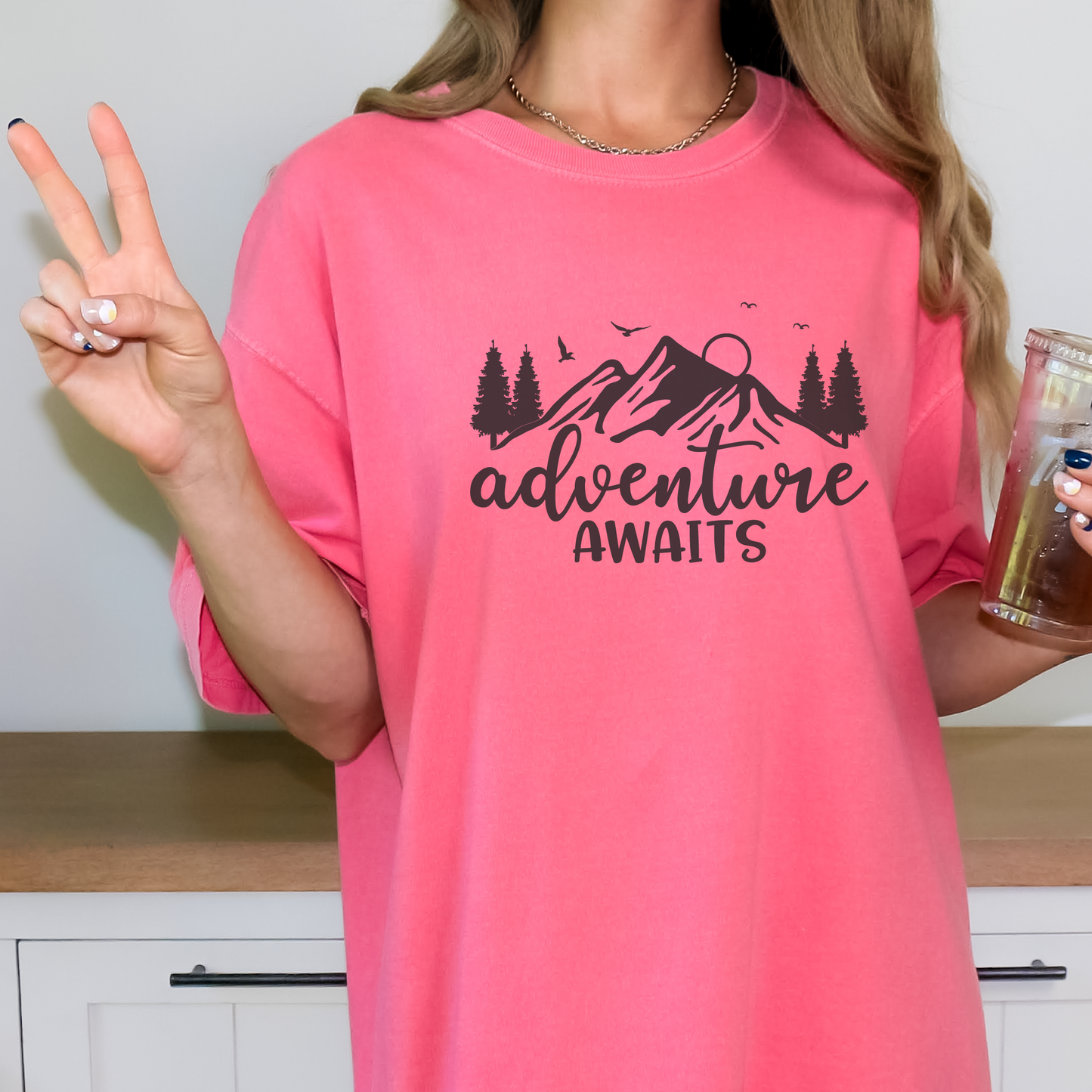 Adventure Awaits T Shirt