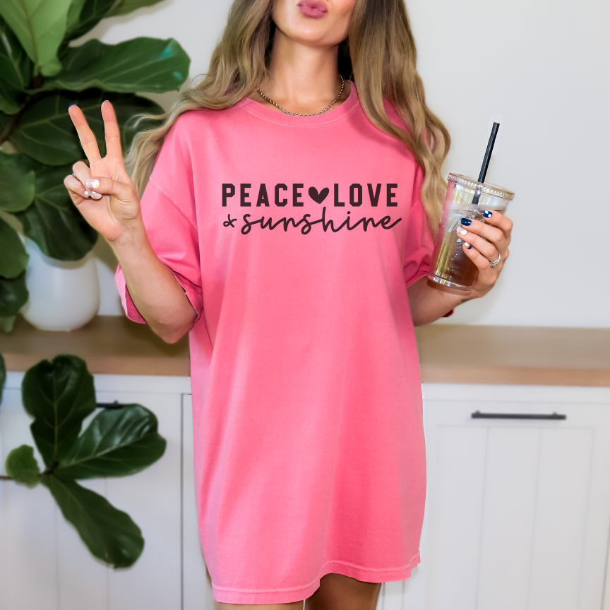 Peace, Love, & Sunshine T Shirt