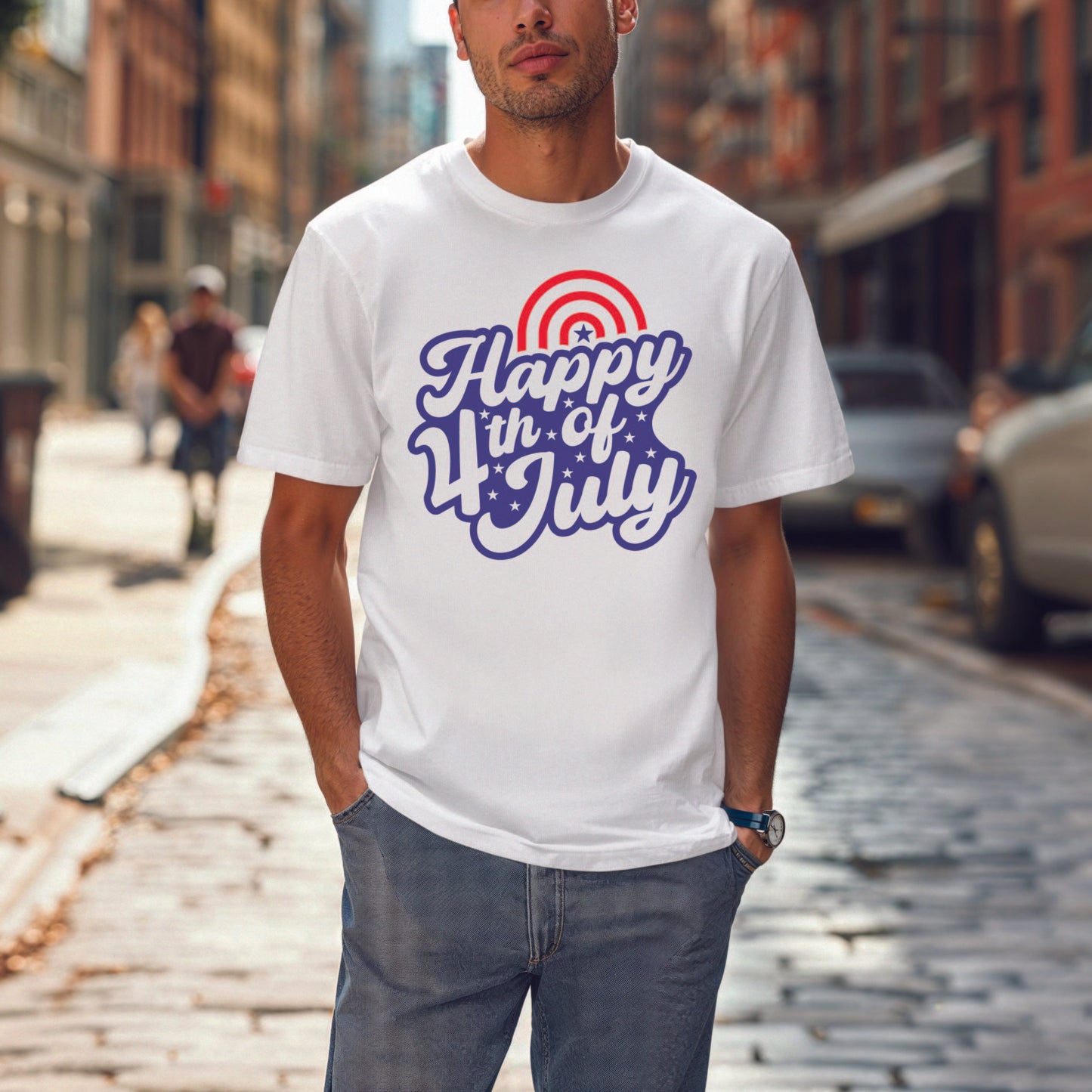 "Happy 4th of July" T Shirt