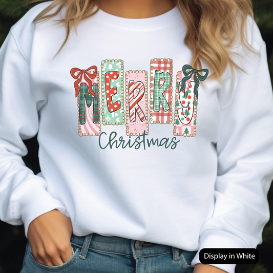 Candy Cane Themed Merry Christmas