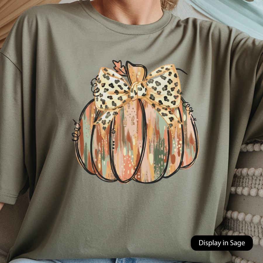 Colorful Pumpkin Short Sleeve T Shirt