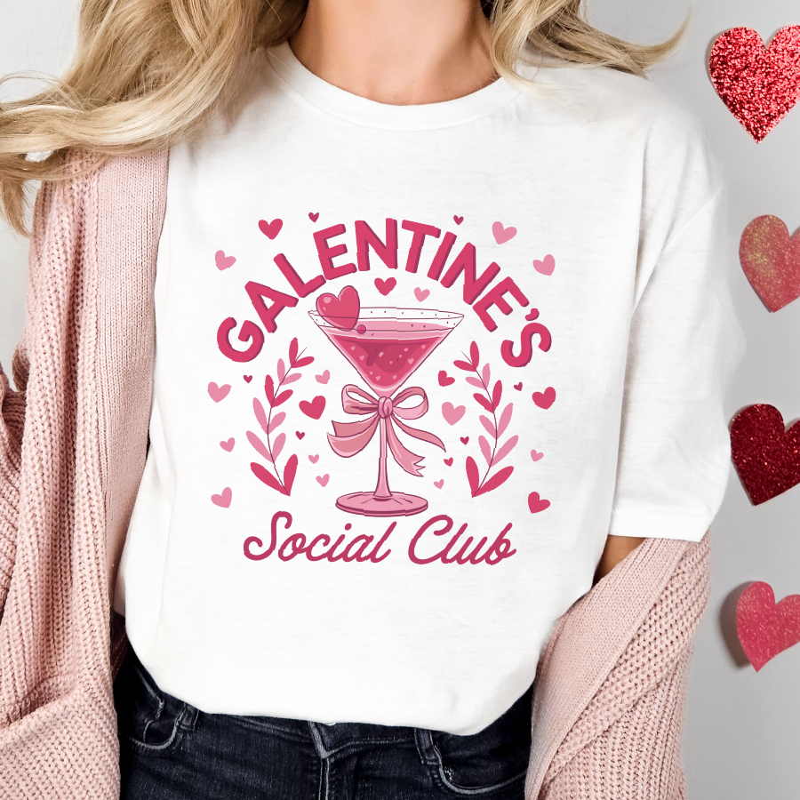 Galentine's Social Club T Shirt