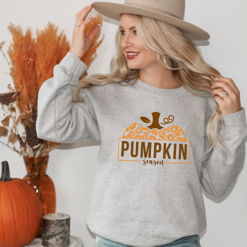 Leopard Pumpkin Season Sweatshirt