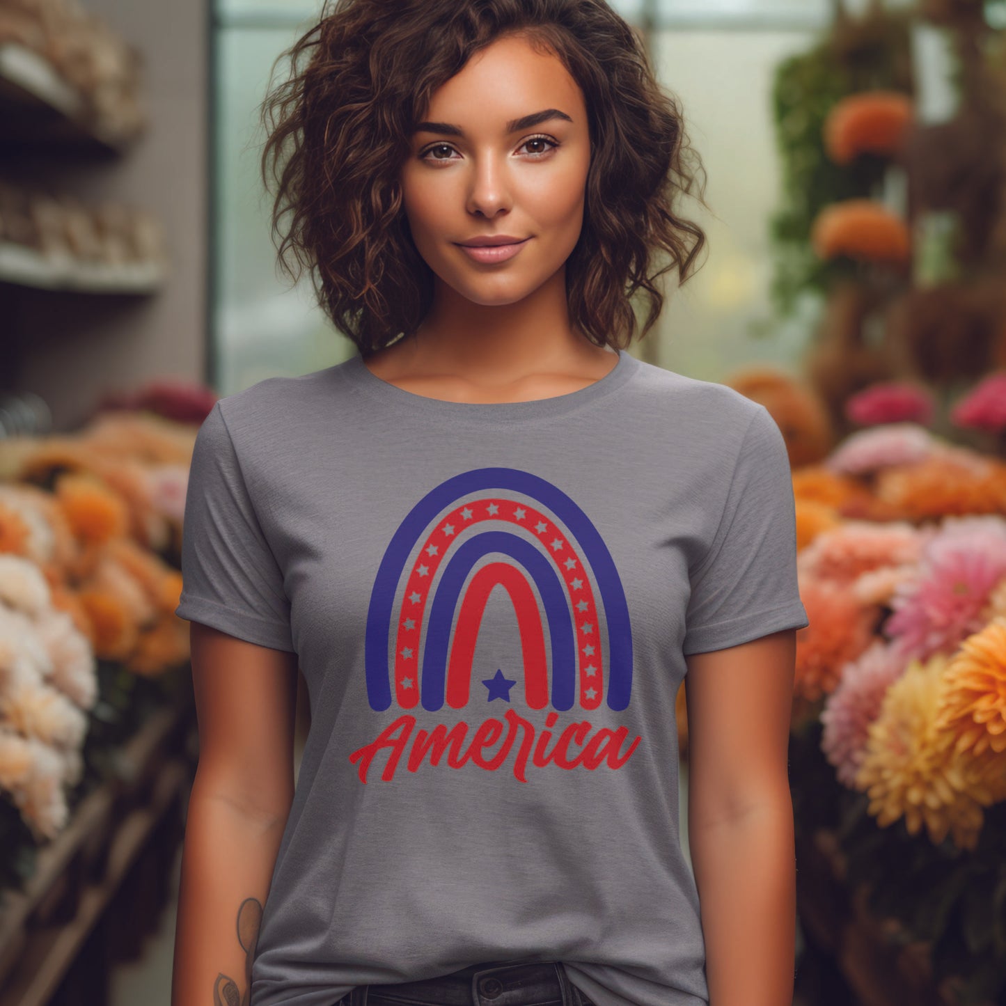 America Rainbow T-Shirt