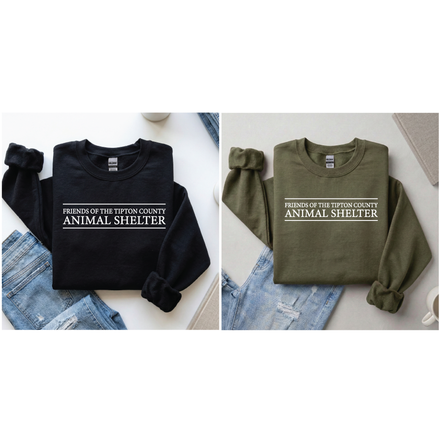 Friends of Tipton County Animal Shelter (Crewneck Sweatshirt)