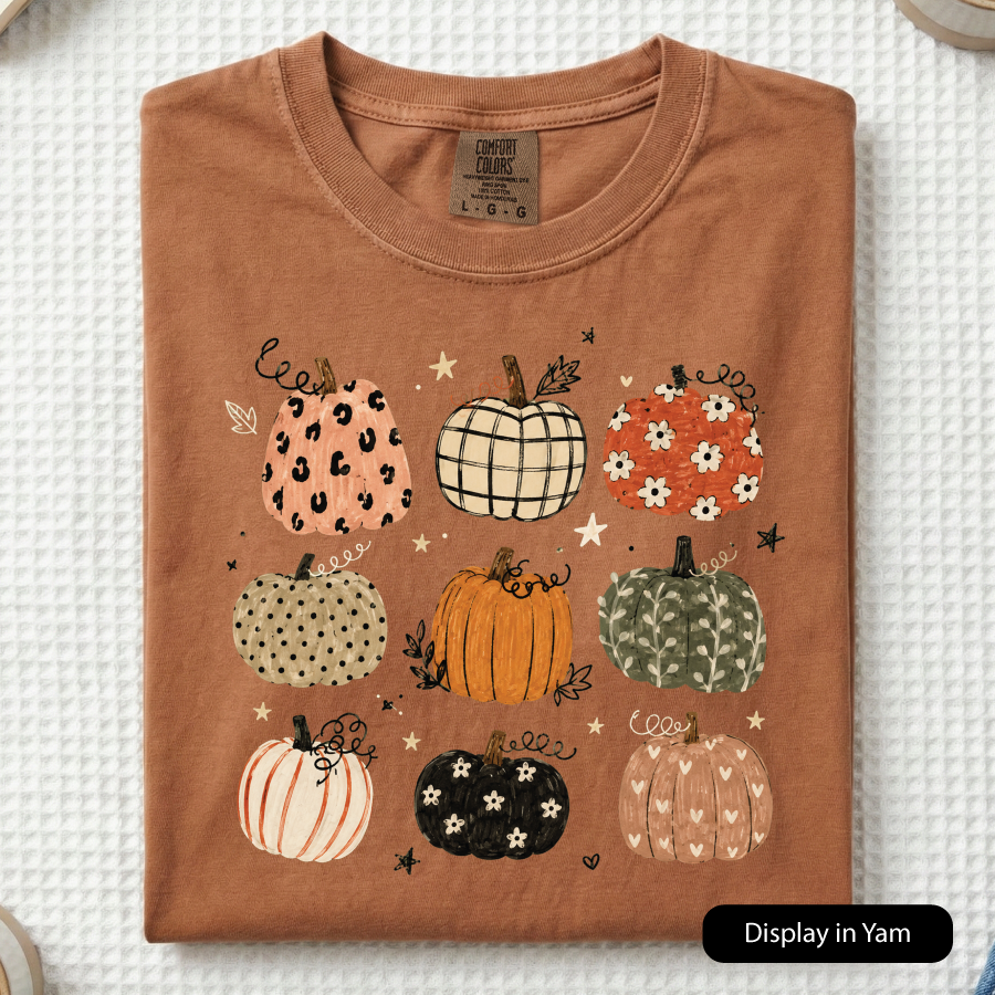 Multi-Pumpkins (Comfort Colors)