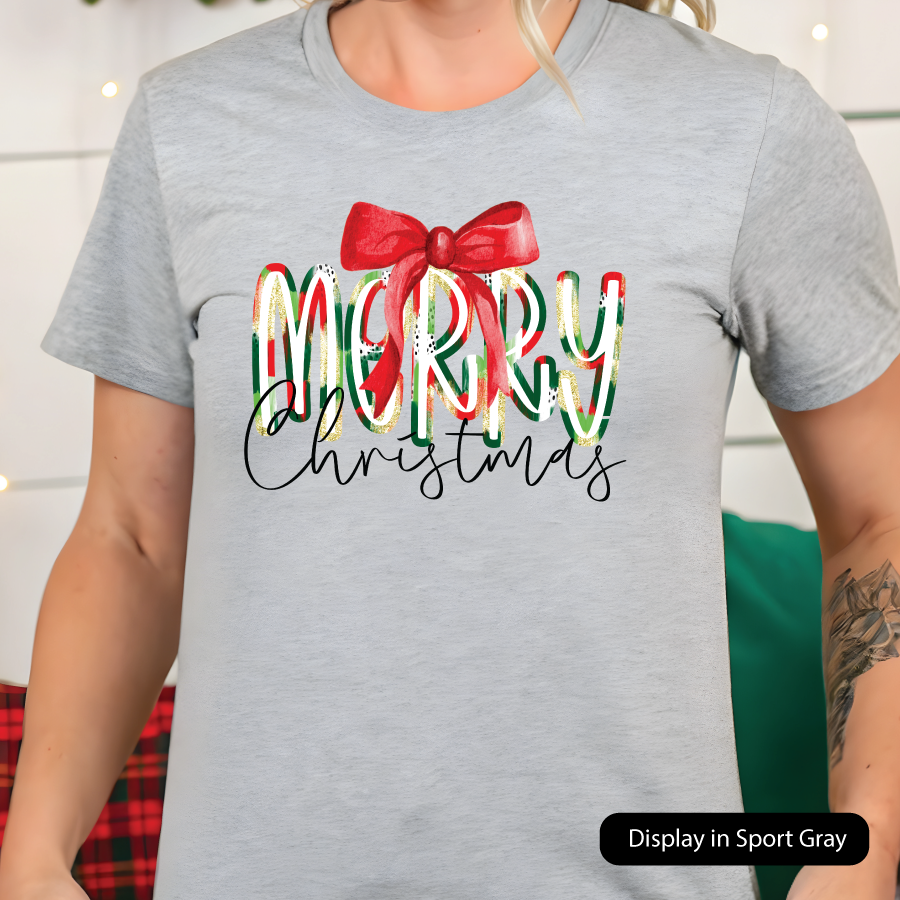 Merry Christmas with Bow